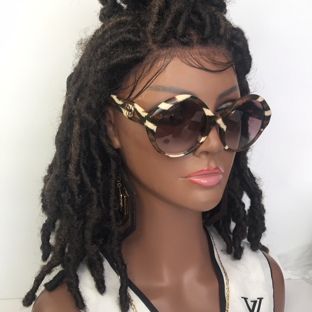 Authentic GUCCI WOMENS ROUND/OVAL HAVANA HAVANA RED FASHION DESIGNER EYEWEAR